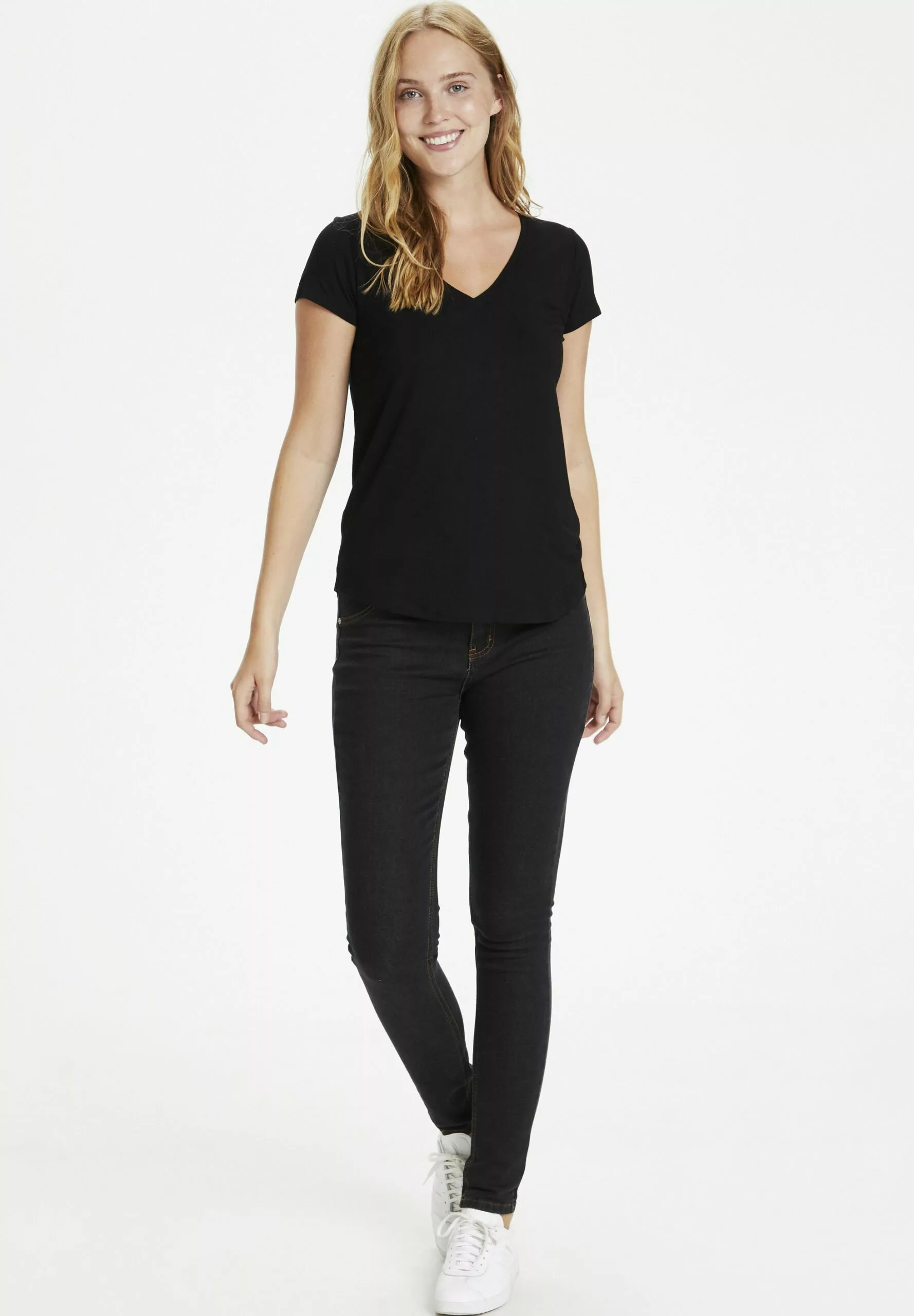Culture Poppy- T-Shirt Basic - Black - Afbeelding 2