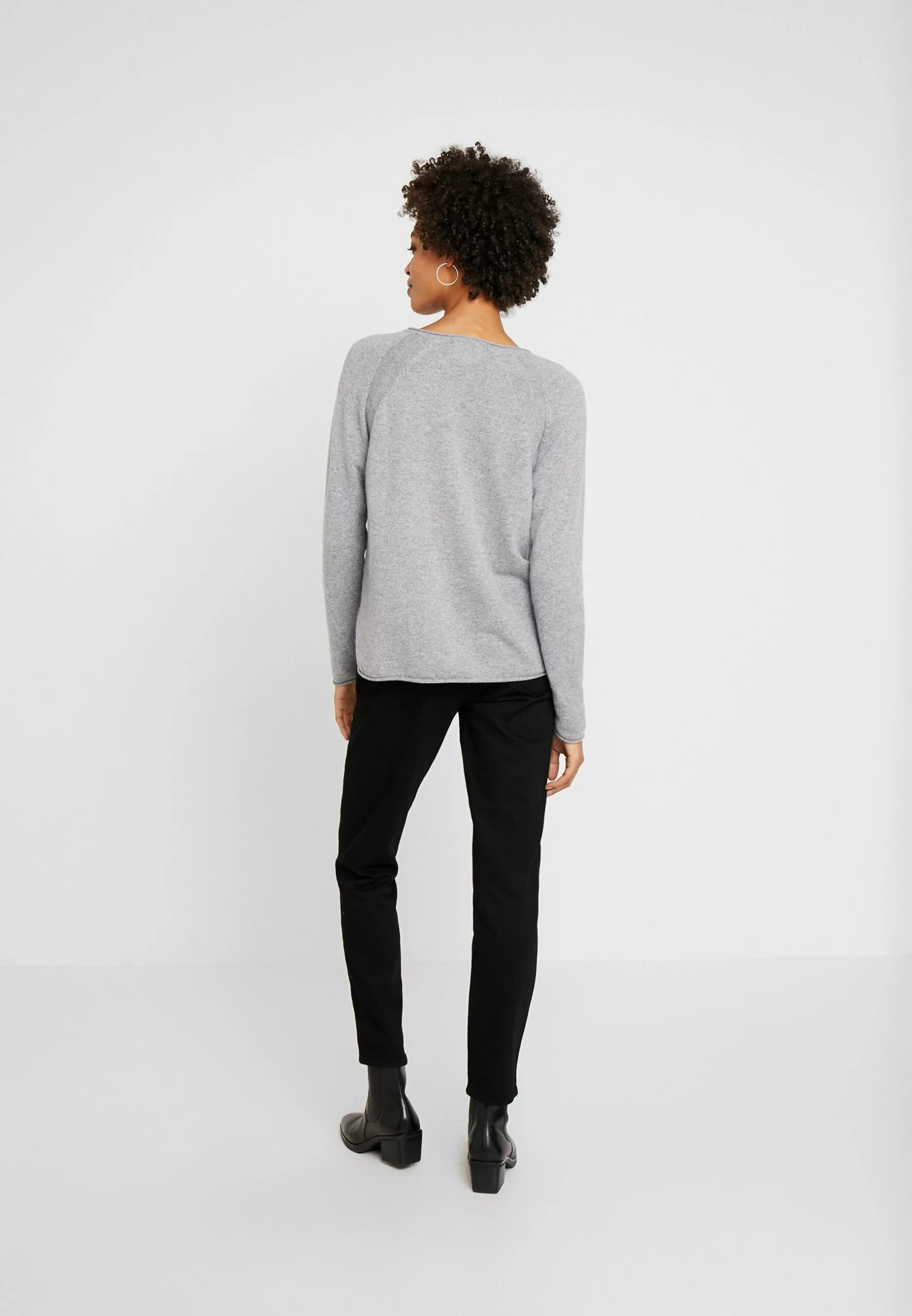 Culture Alaia- Vest - Light Grey Melange - Afbeelding 3