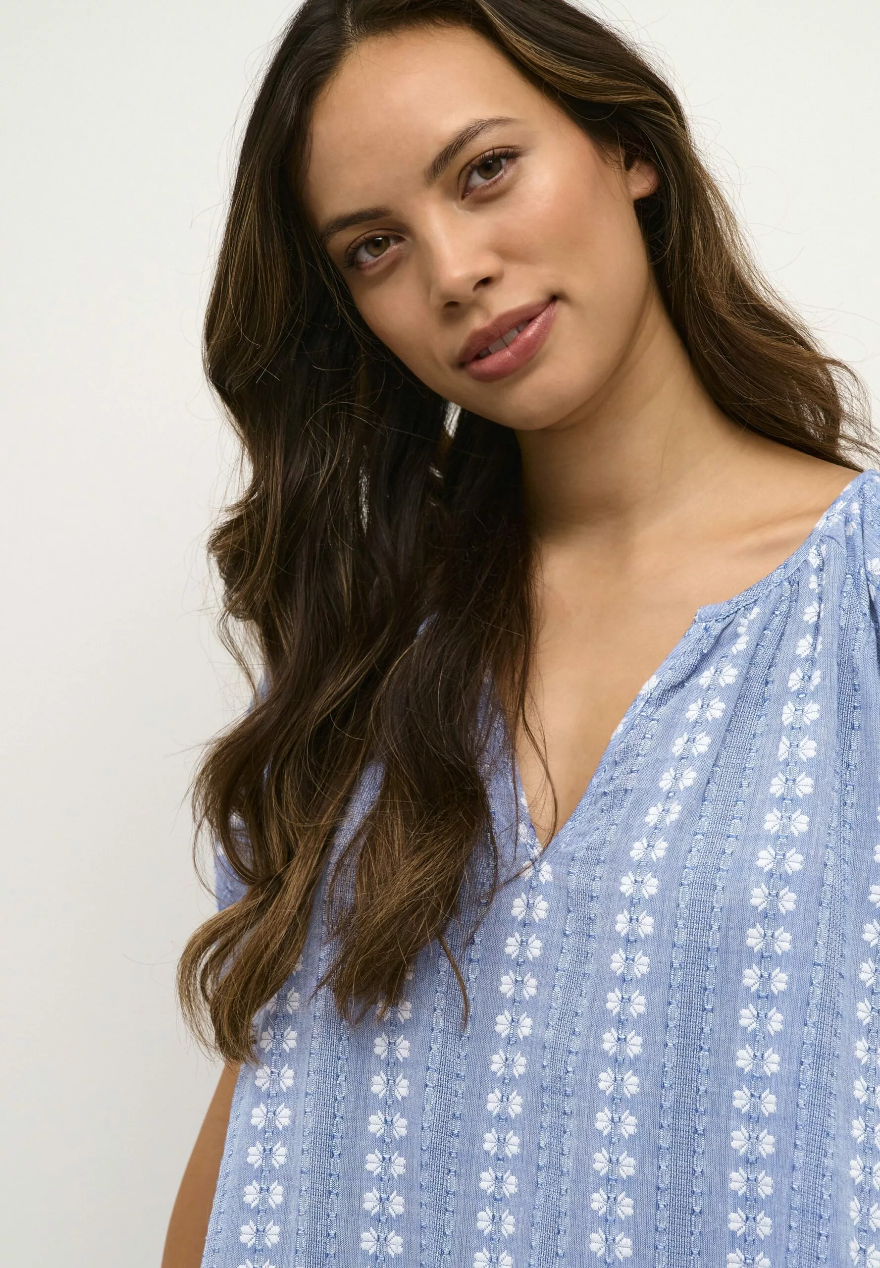 Culture Cuadriette- Jurk - Ultramarine - Afbeelding 4