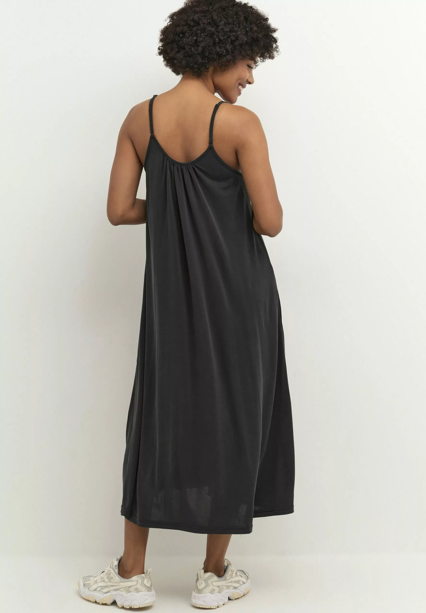 Culture Kajsa Strap - Jerseyjurk - Black Wash - Afbeelding 3