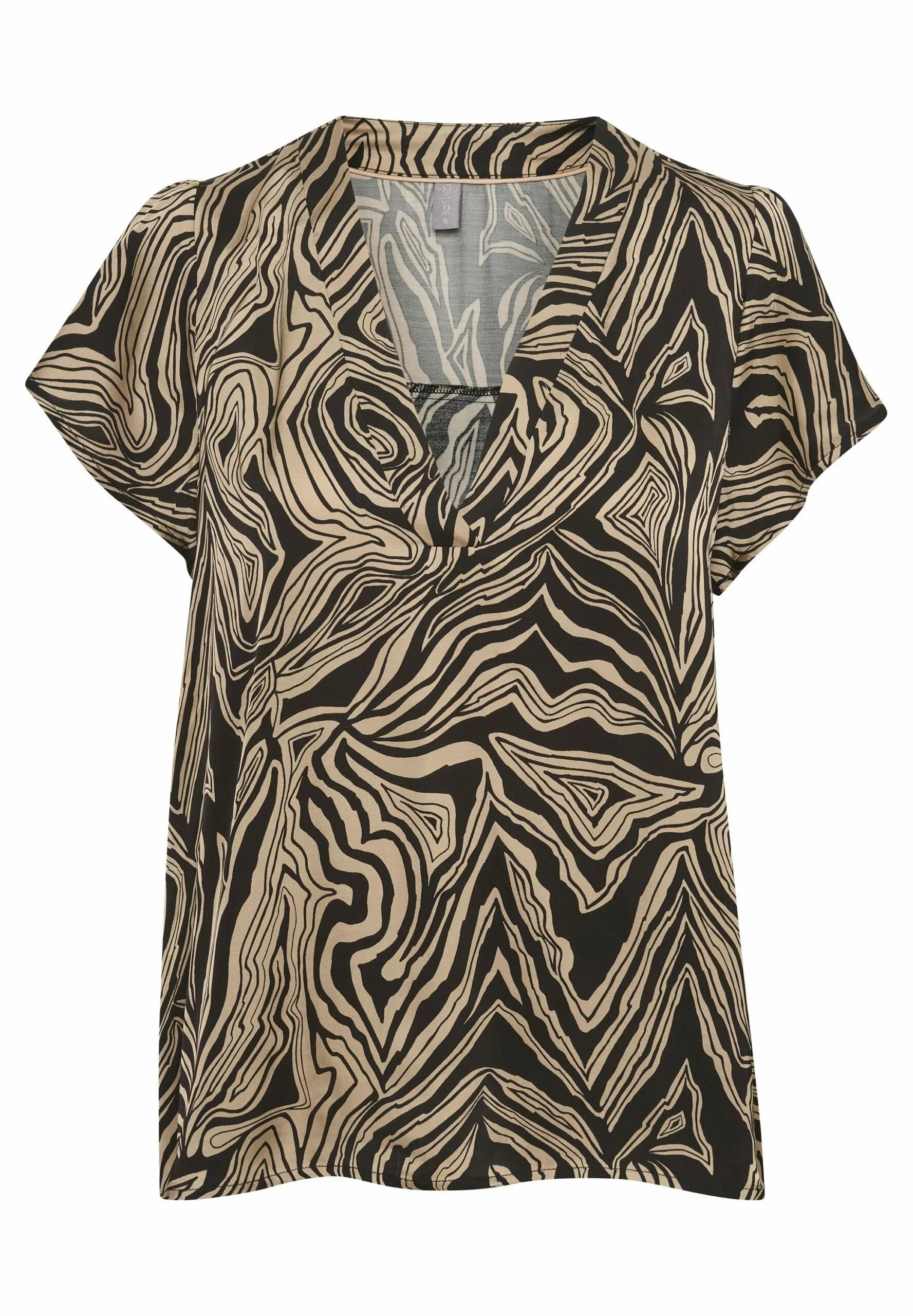 Culture Vilma Ss- Blouse - Black - Afbeelding 5