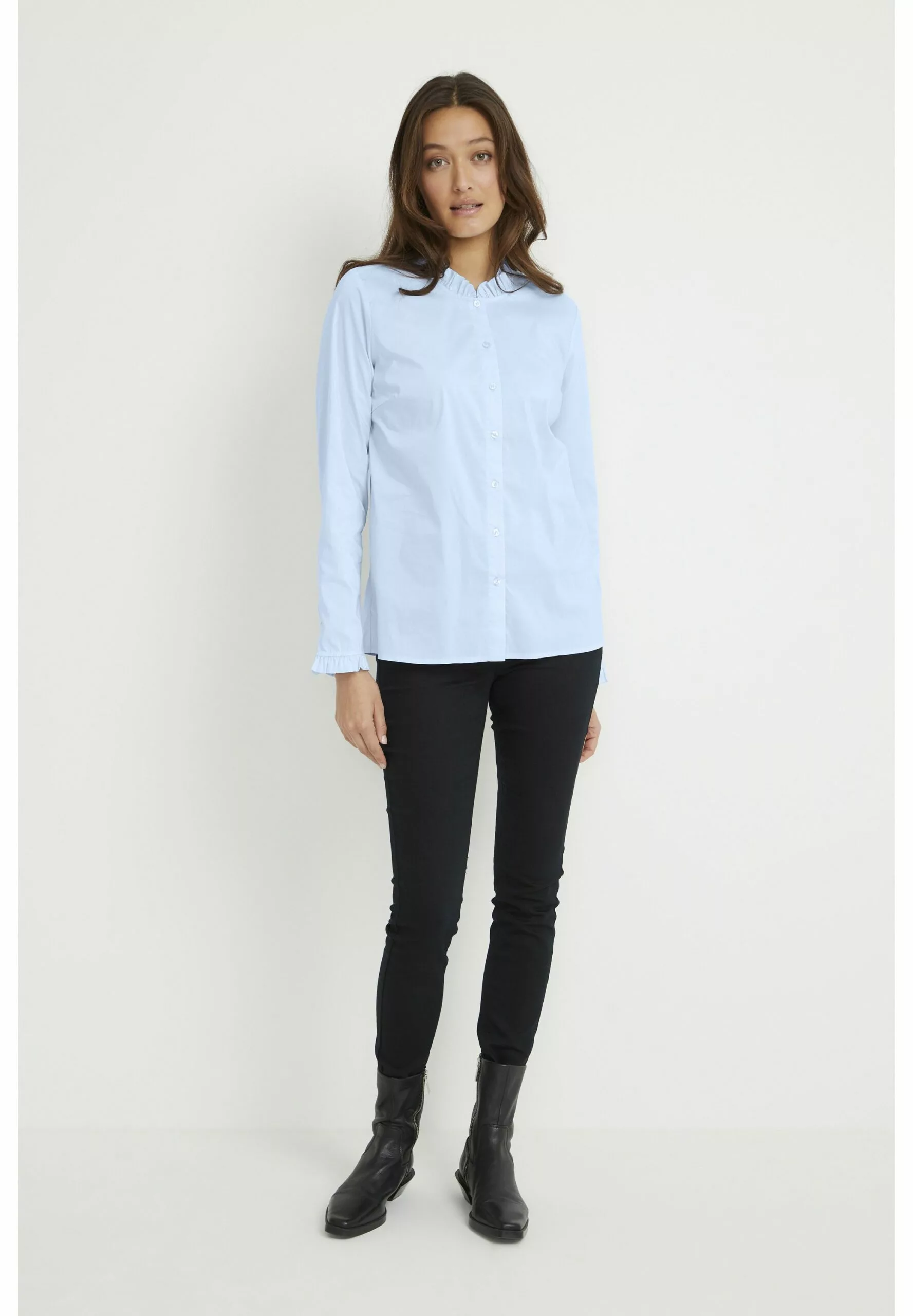 Culture Antoinett- Overhemdblouse - Cashmere Blue - Afbeelding 2