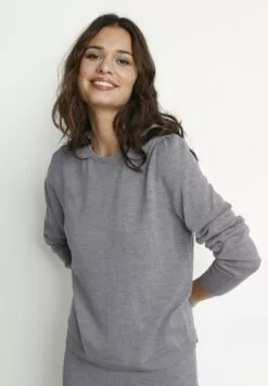 Culture Trui - Mid Grey Melange