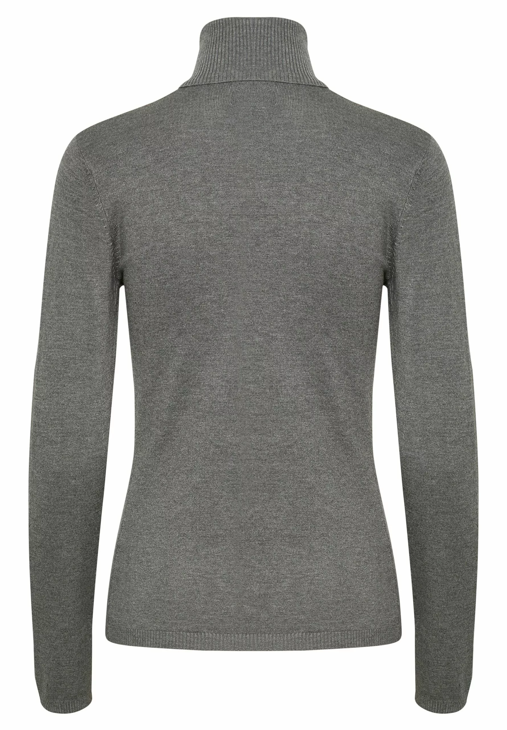 Culture Annemarie Roll Neck - Trui - Mid Grey Melange - Afbeelding 7
