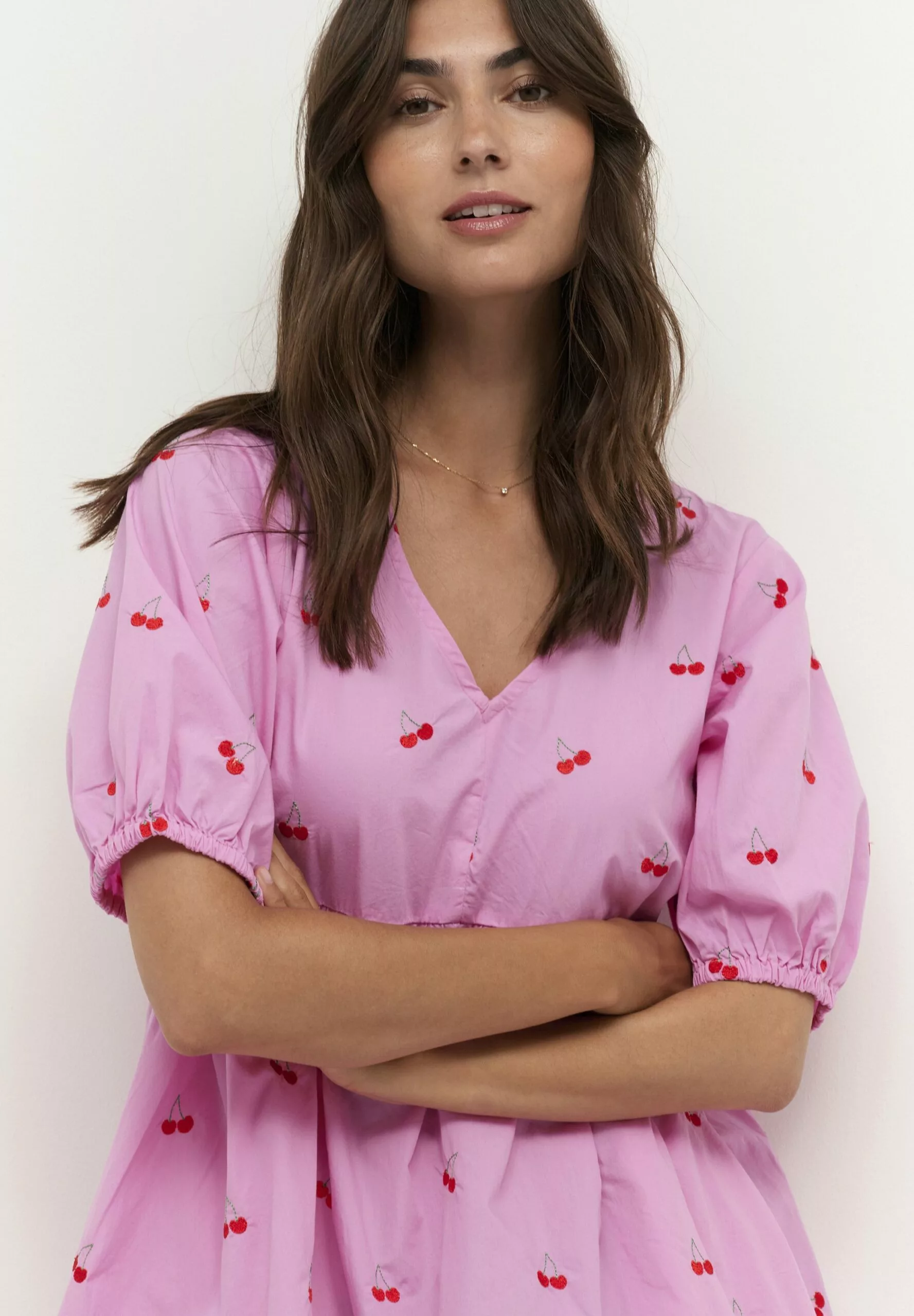 Culture Cucarole - Jurk - Fuchsia Pink - Afbeelding 4