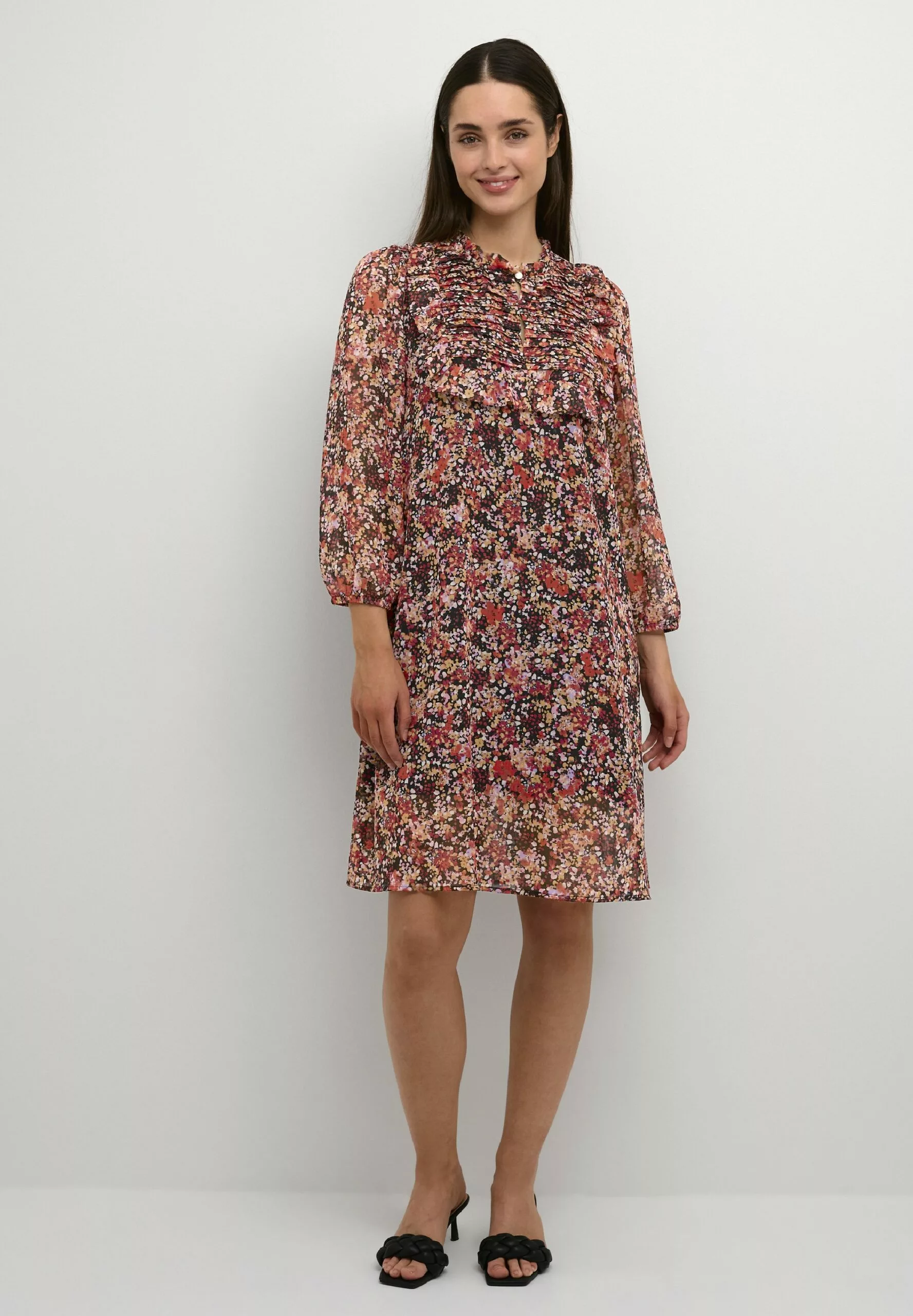 Culture Cucinna - Jurk - Fuchsia Pink - Afbeelding 2