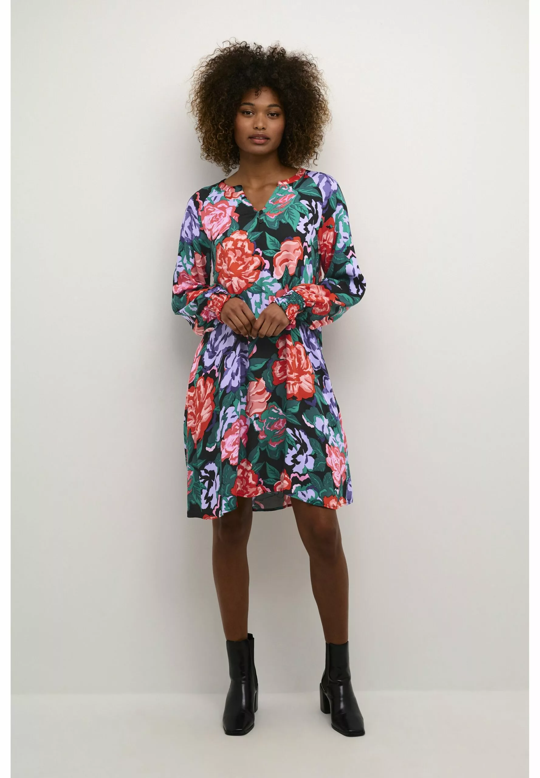 Culture Cuvirna - Jurk - Violet Tulip W O Foil - Afbeelding 2