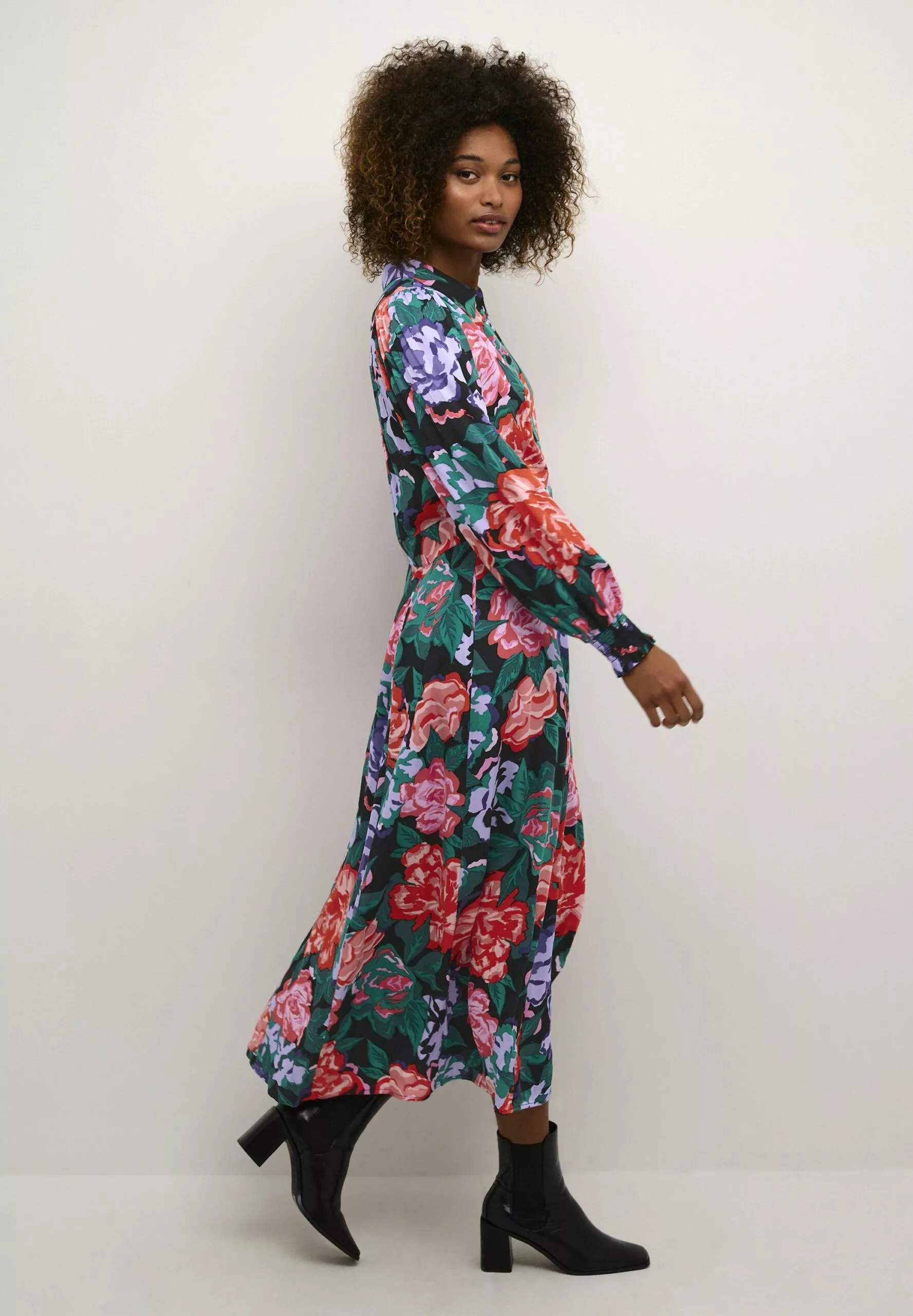 Culture Virna- Blousejurk - Violet Tulip W O Foil - Afbeelding 2