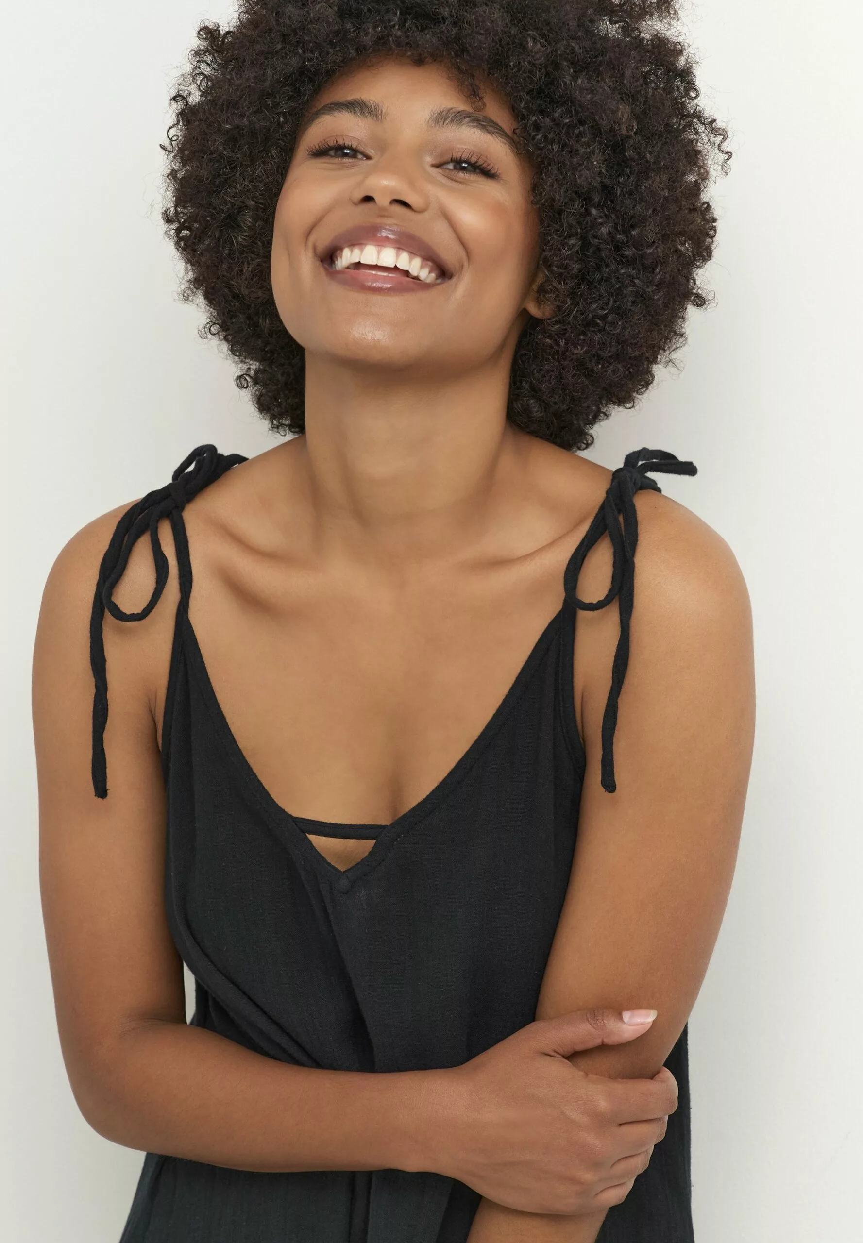 Culture Cuelina Strap - Maxi-Jurk - Black - Afbeelding 4