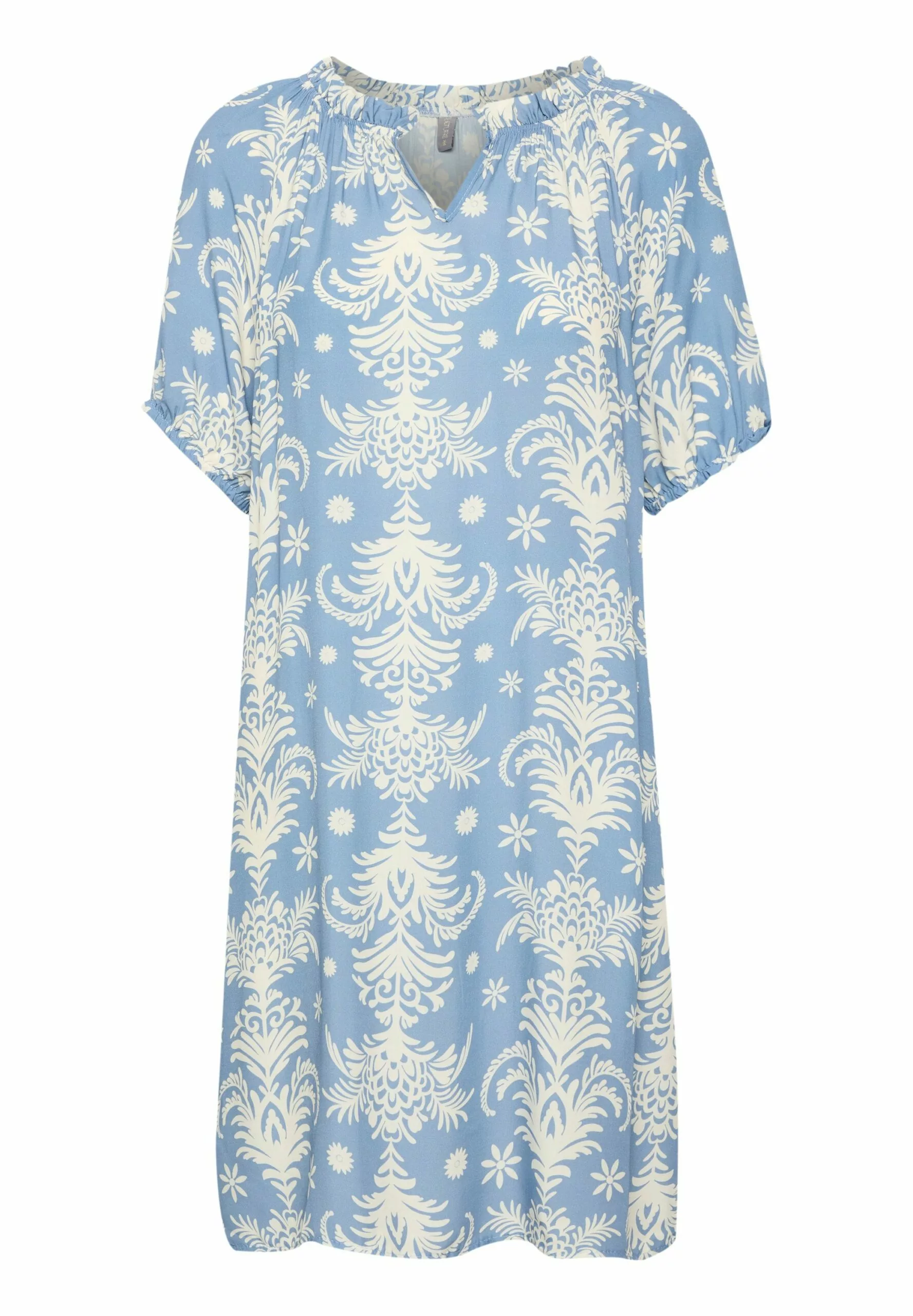 Culture Cumasha - Jurk - Blue Flower - Afbeelding 5