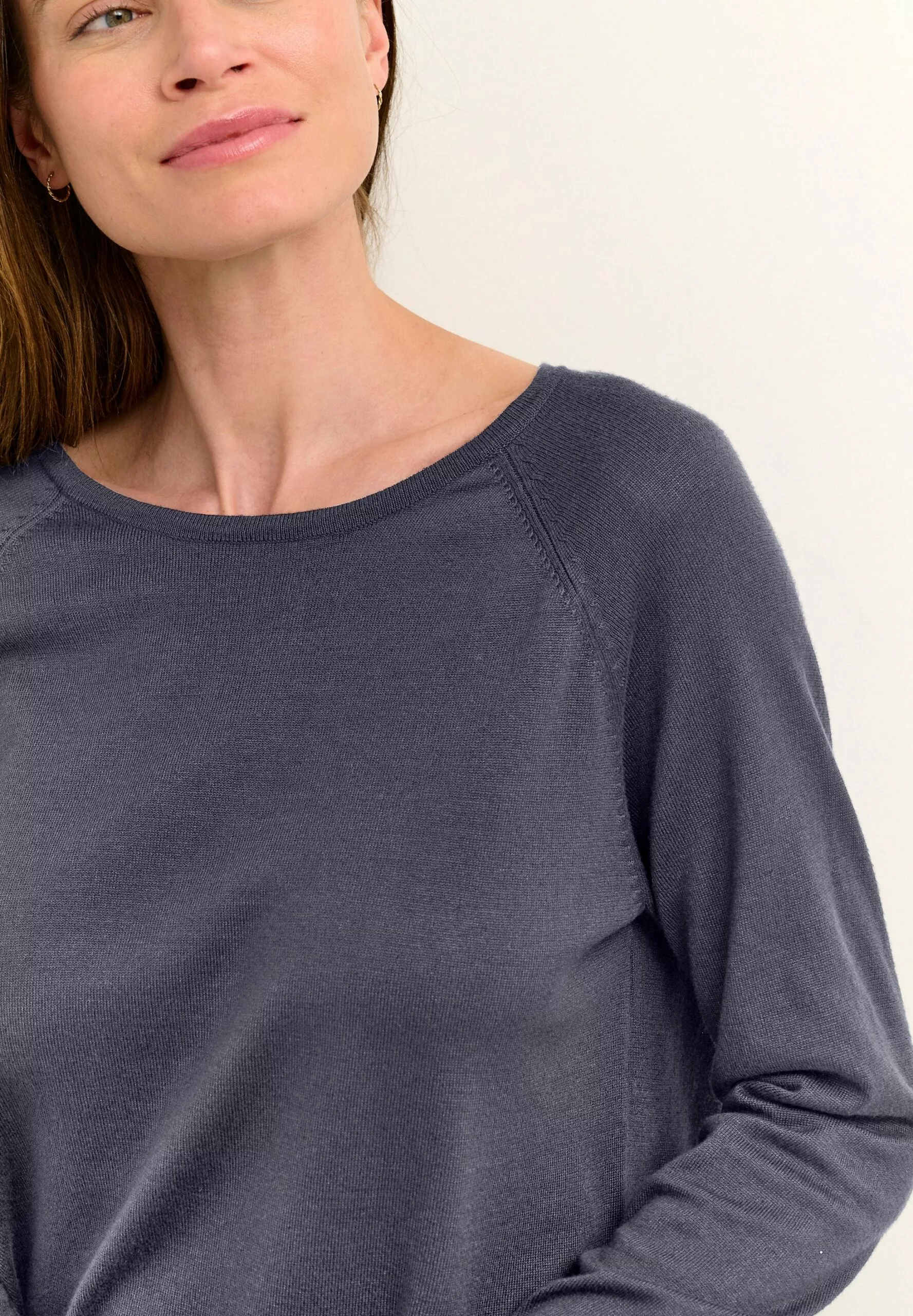 Culture Annemarie Solid- Trui - Graystone Melange - Afbeelding 4