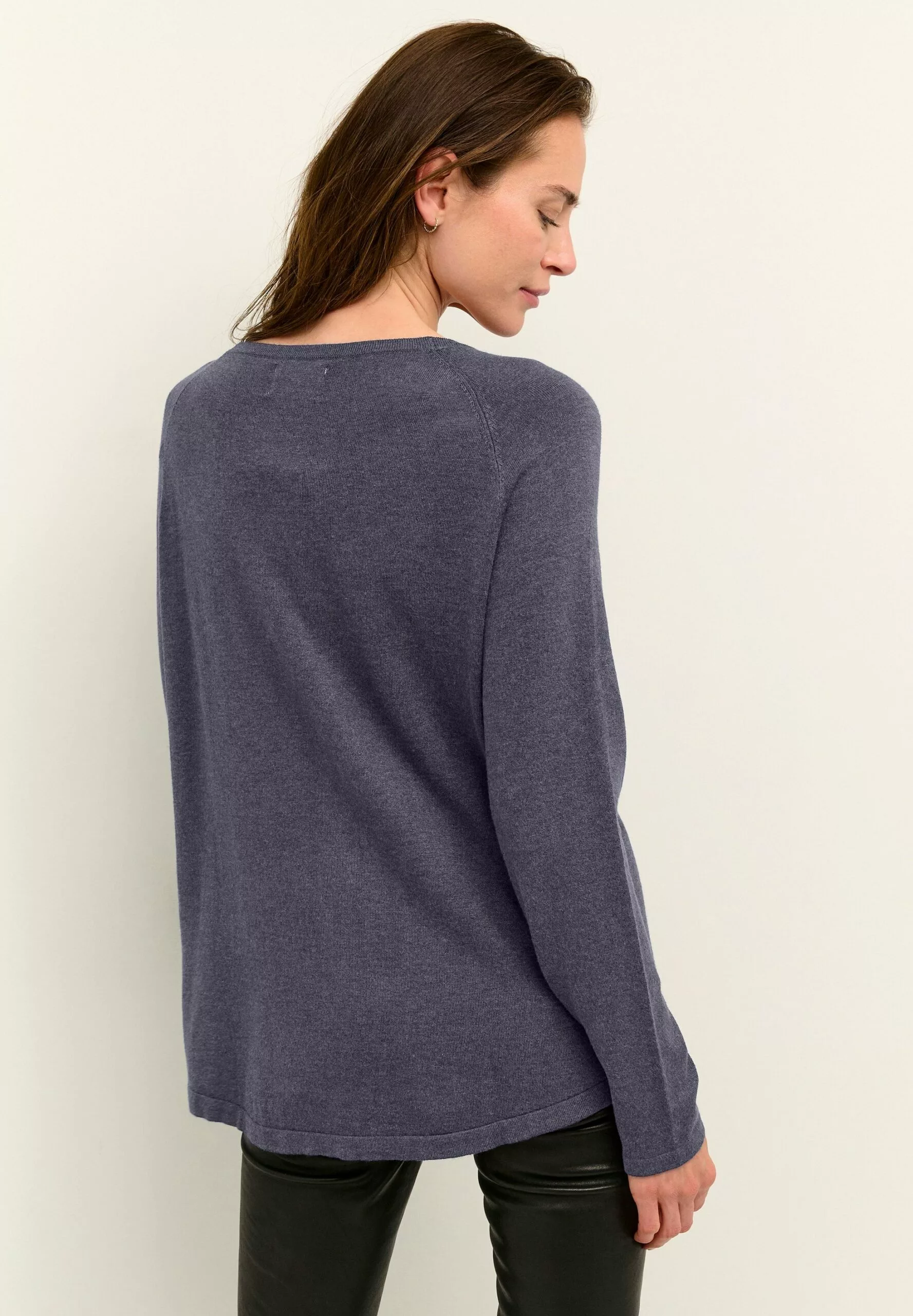 Culture Annemarie Solid- Trui - Graystone Melange - Afbeelding 3