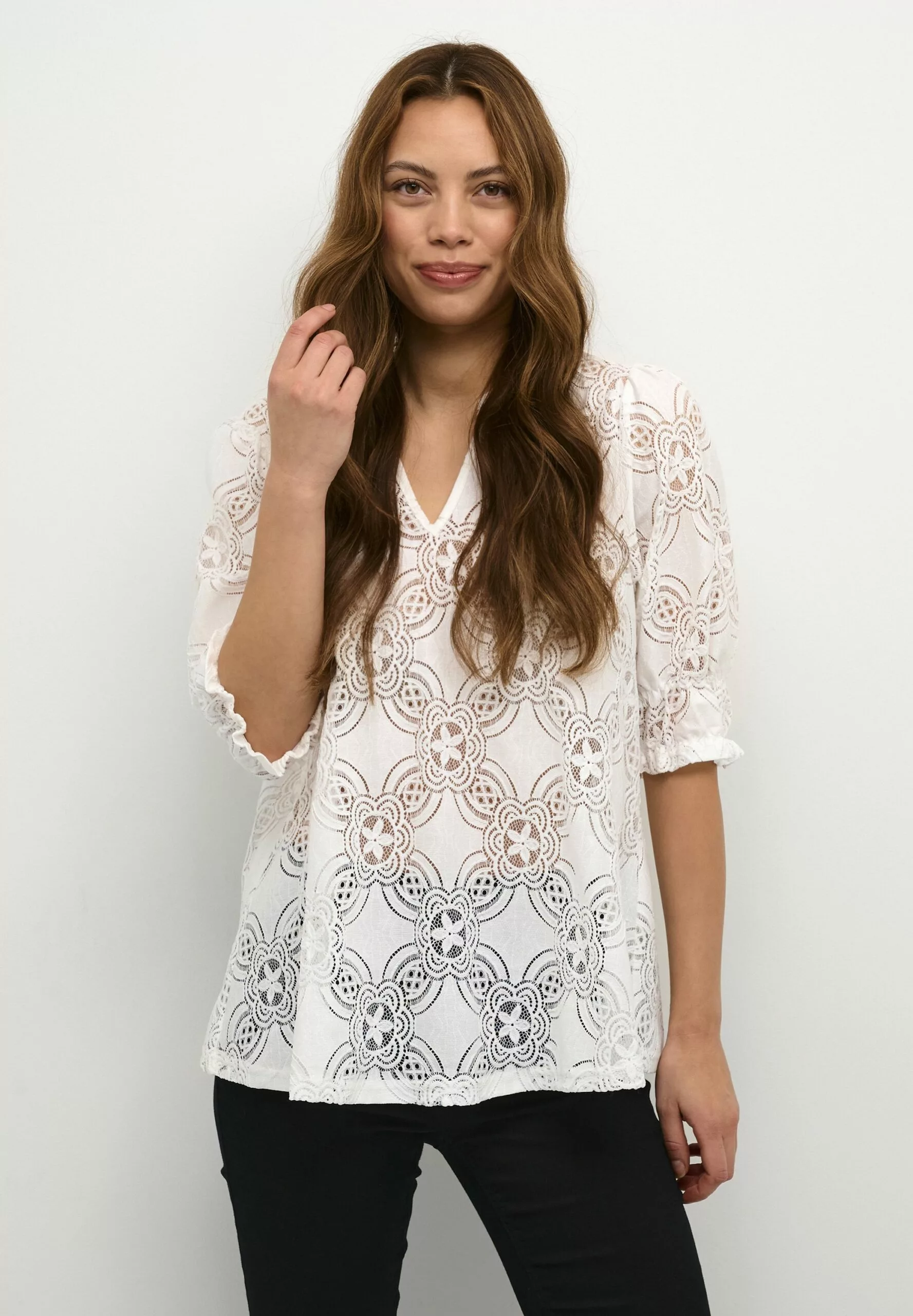 Culture Olu Ss- Blouse - Spring Gardenia