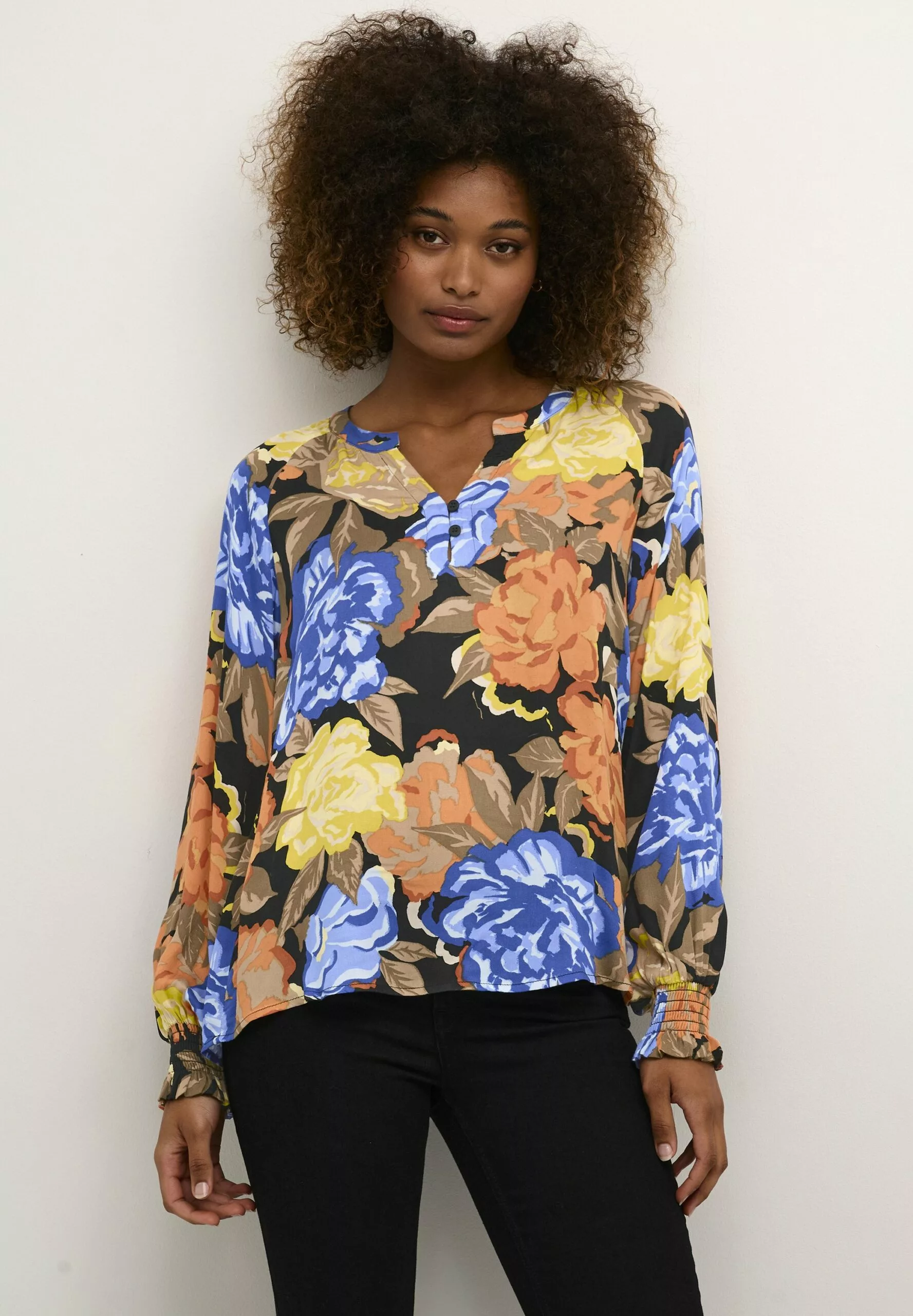 Culture Cuvirna Ls- Blouse - Celery W O Foil