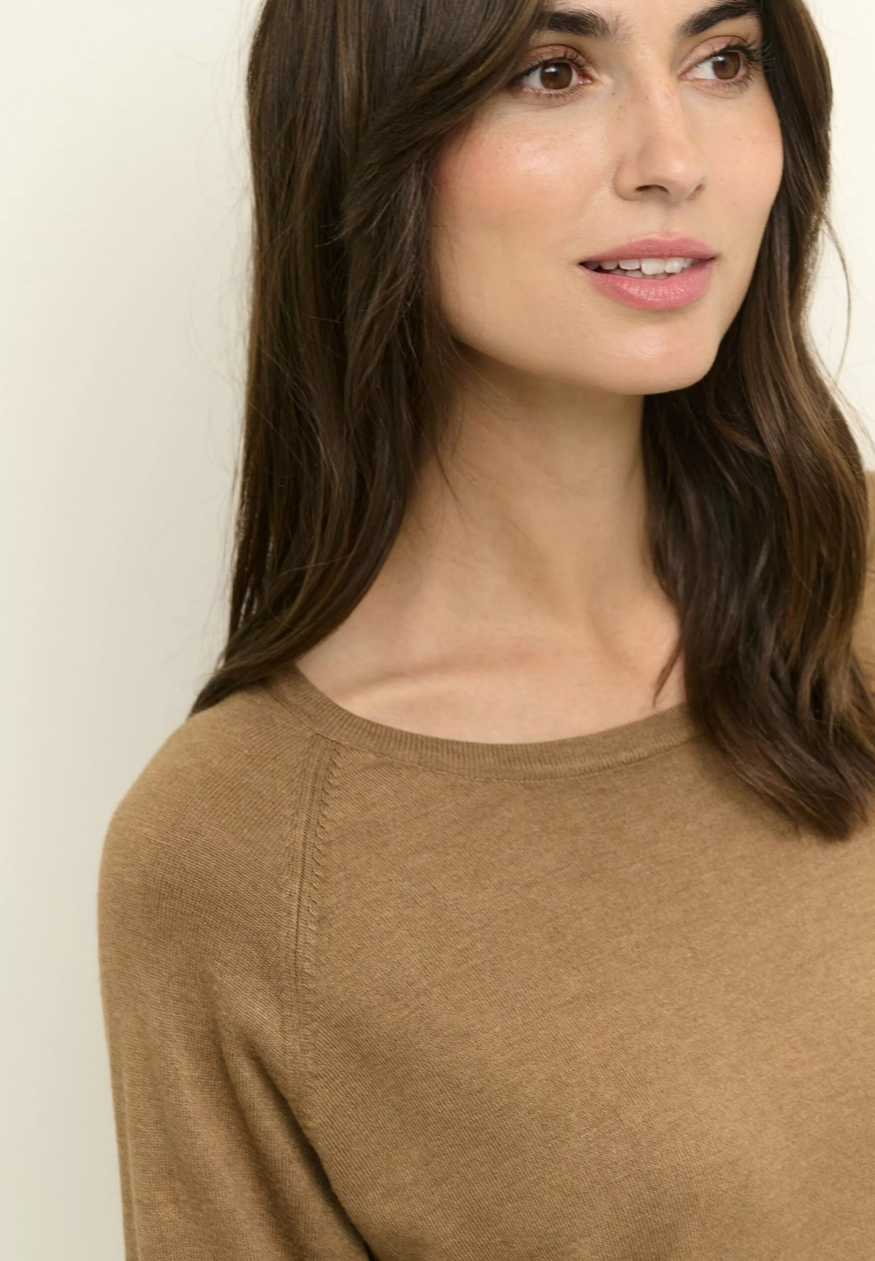 Culture Annemarie Solid- Trui - Thrush Melange - Afbeelding 4