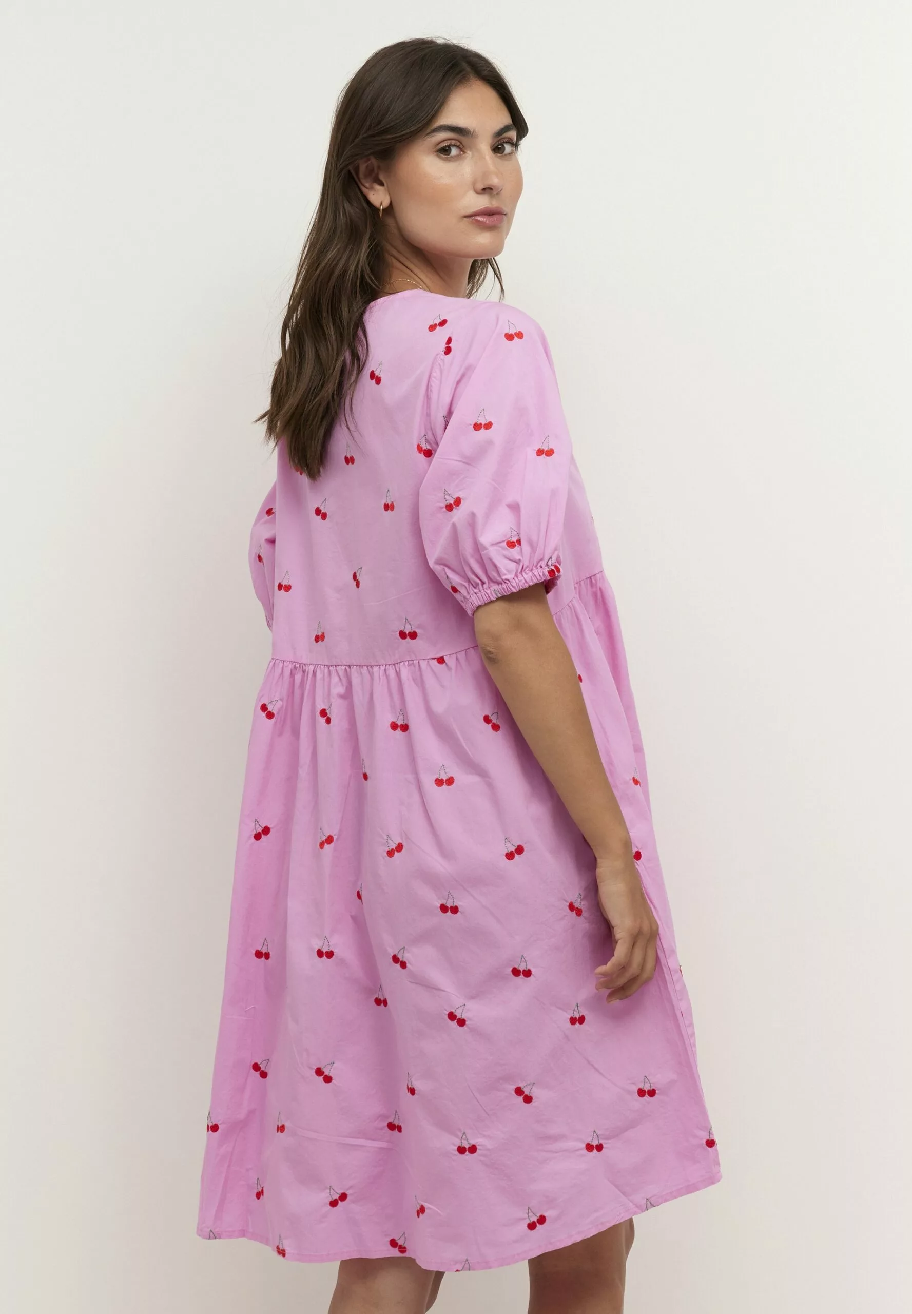 Culture Cucarole - Jurk - Fuchsia Pink - Afbeelding 3