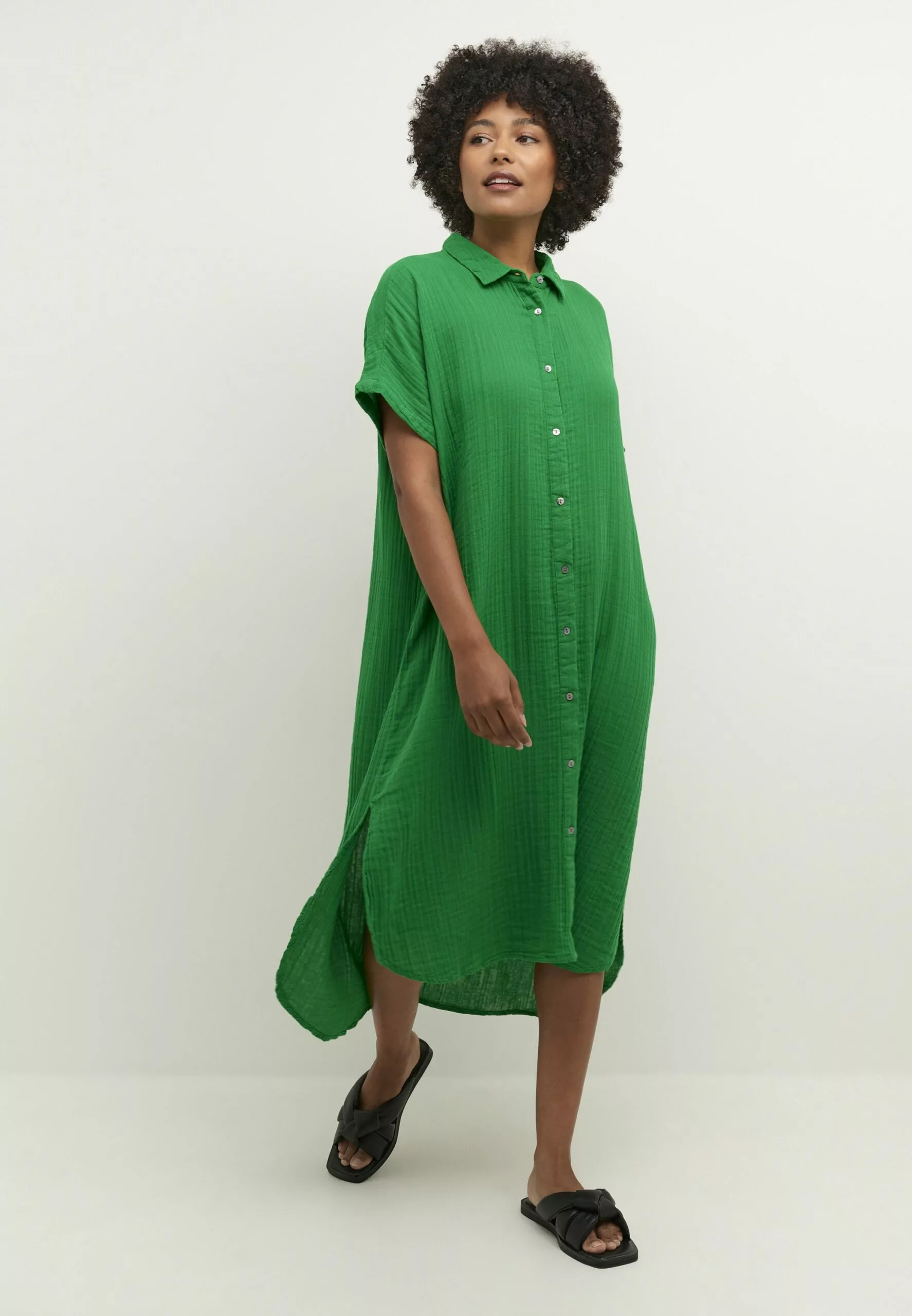 Culture Cuelina Kaftan - Blousejurk - Jolly Green - Afbeelding 2