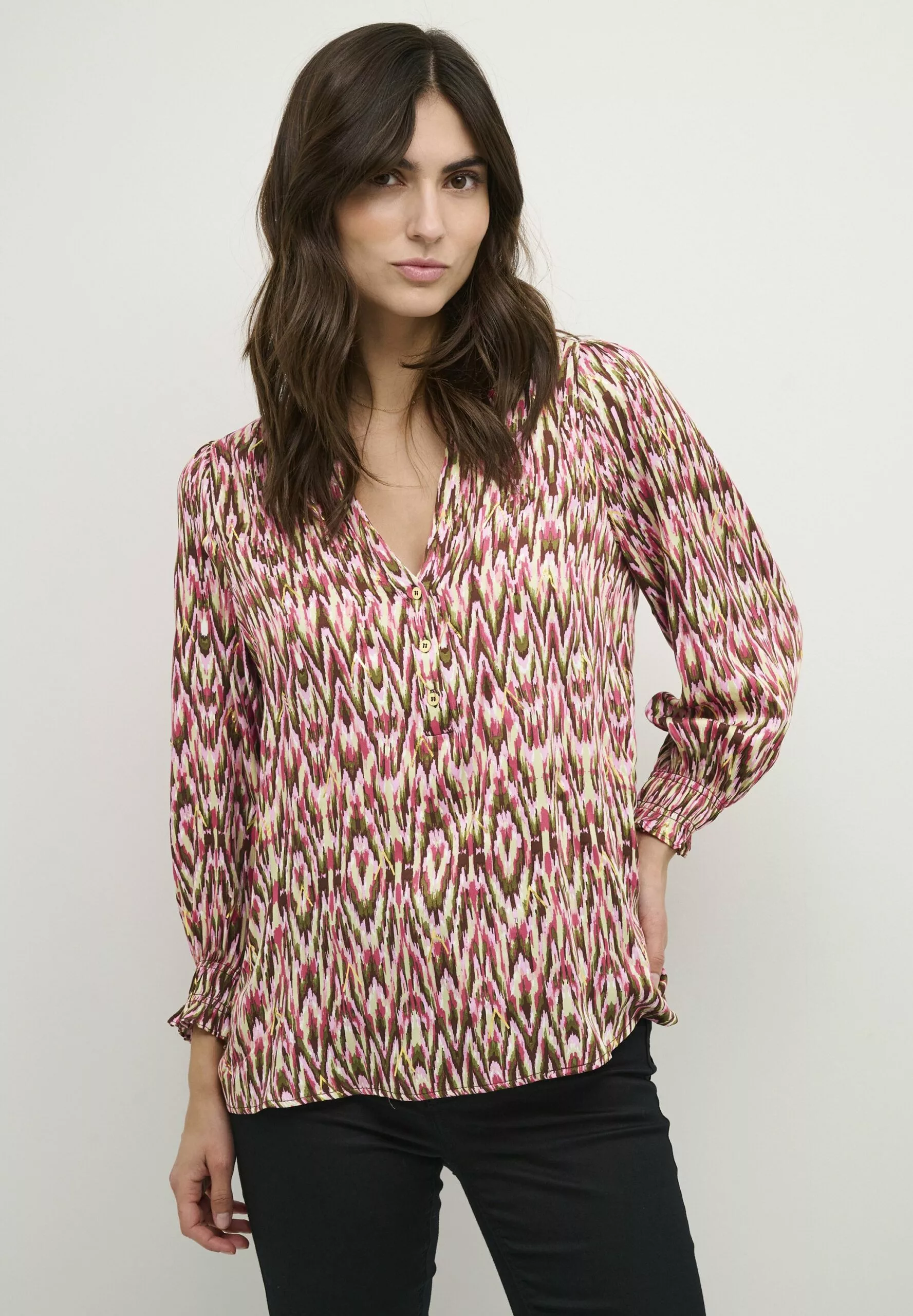 Culture Culola - Blouse - Bitter Chocolate