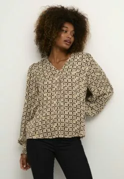 Culture Cutila - Blouse - Dune W Foil