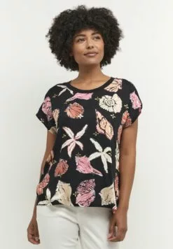 Culture Cucama Capsleeve - T-Shirt Print - Black