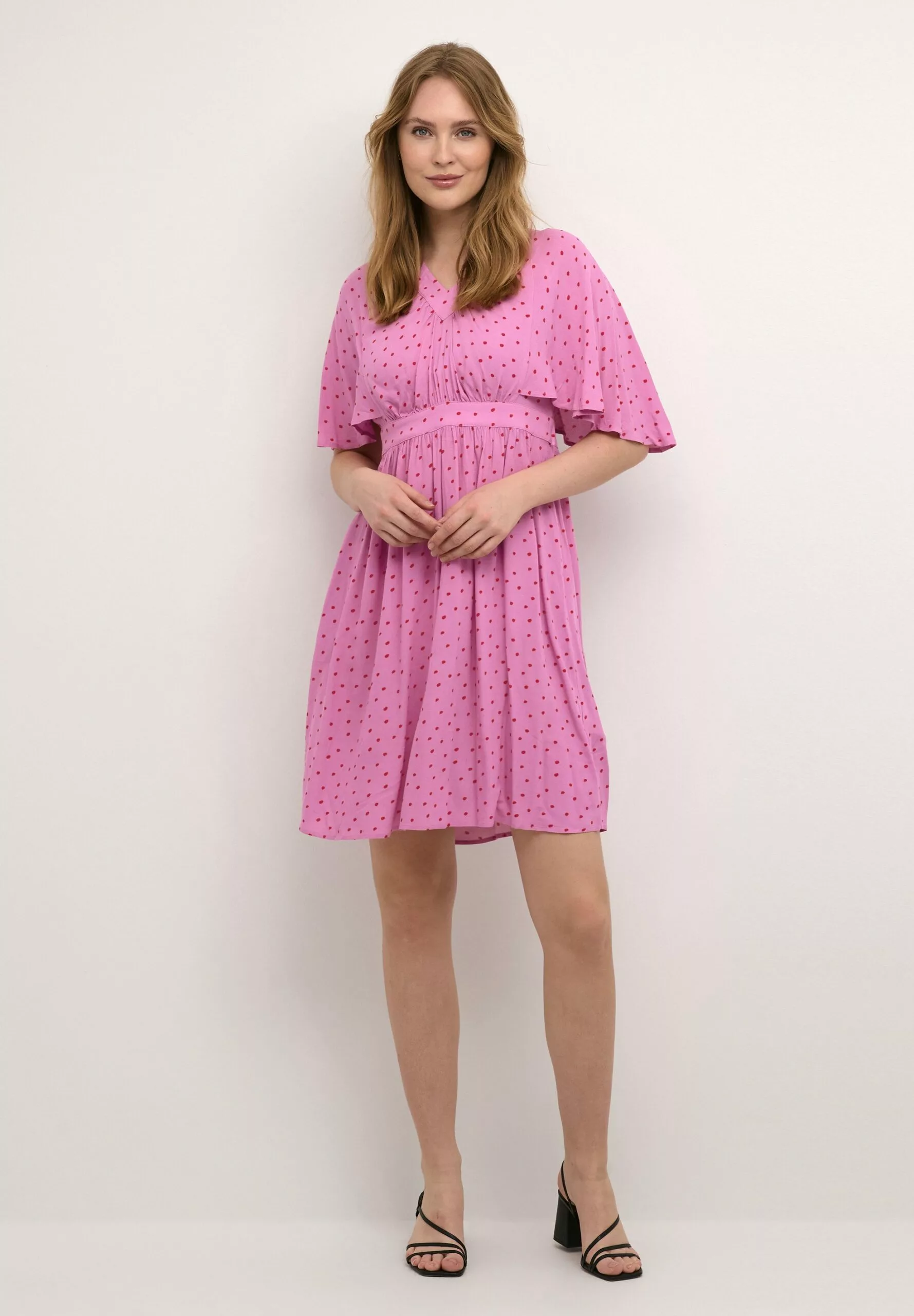 Culture Cuvilda- Jurk - Fuchsia Pink - Afbeelding 2