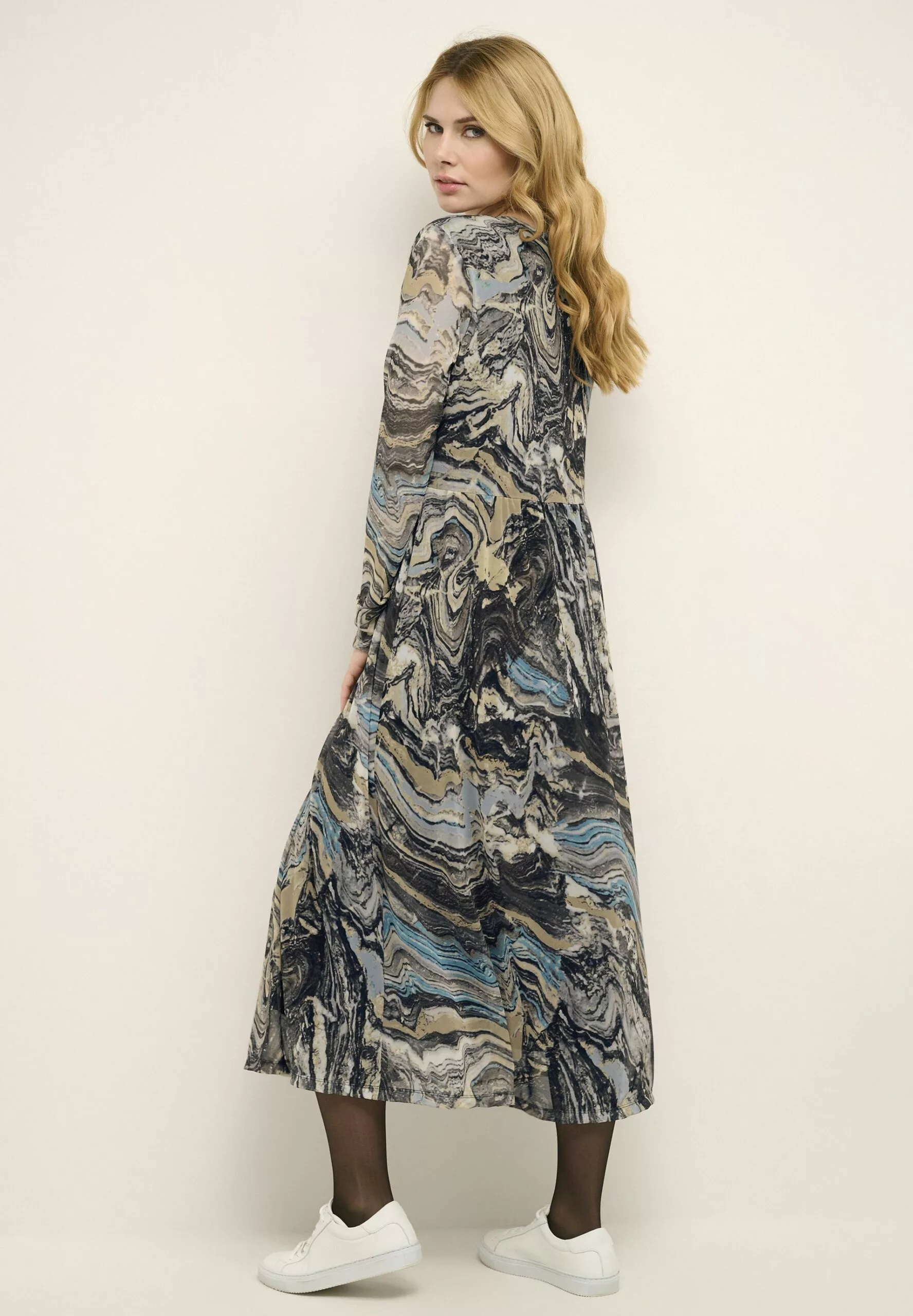 Culture Cumelida - Jurk - Brown Marble - Afbeelding 2