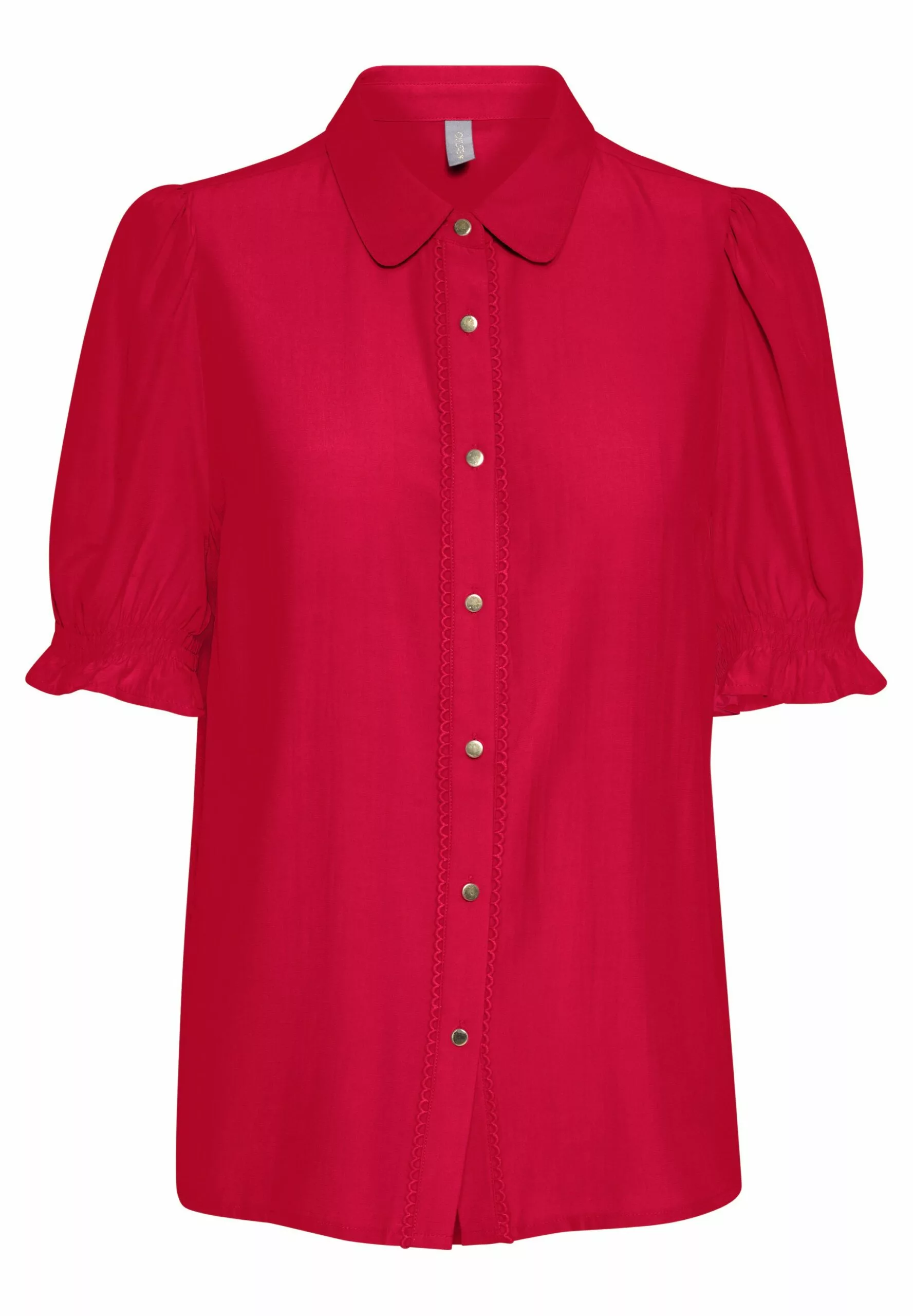 Culture Cuasmine Ss- Overhemdblouse - Fiery Red - Afbeelding 5