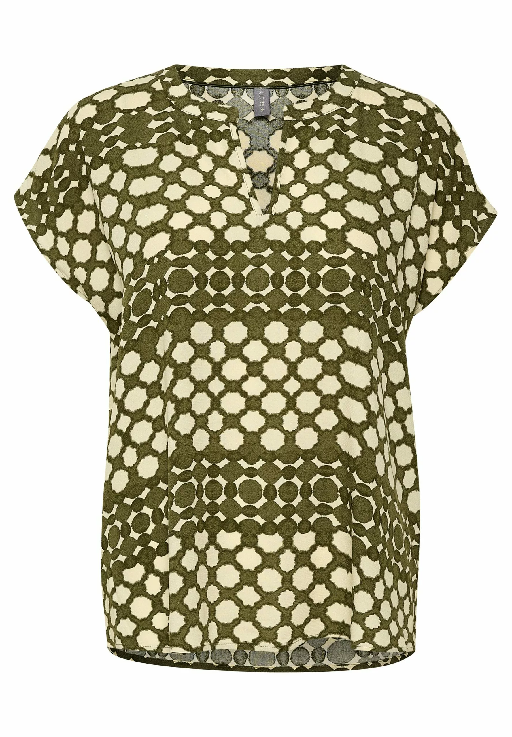 Culture Cusantori Capsleeve - Blouse - Burnt Olive - Afbeelding 5