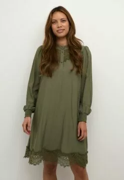 Culture Cutiffany - Jurk - Burnt Olive