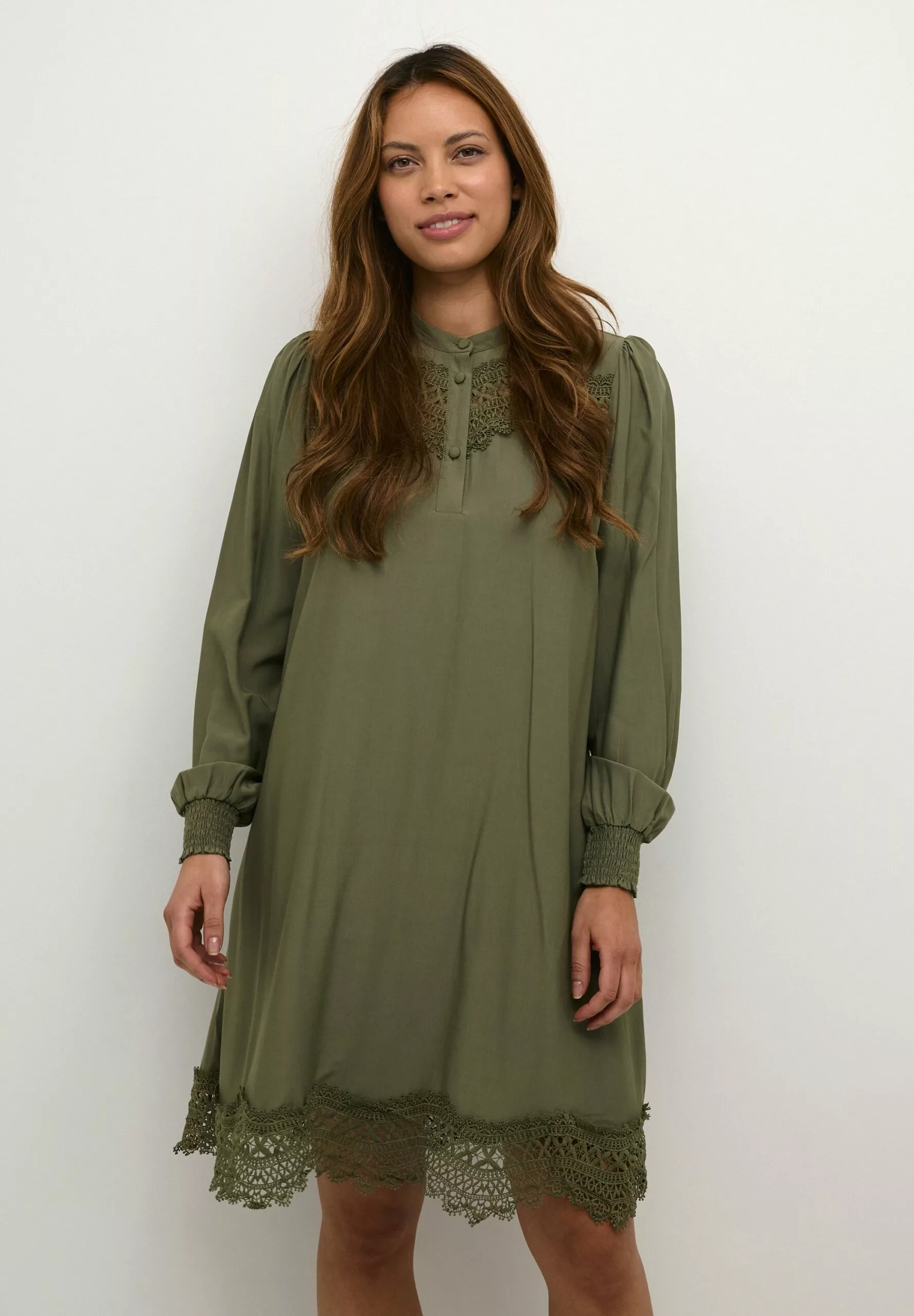 Culture Cutiffany - Jurk - Burnt Olive
