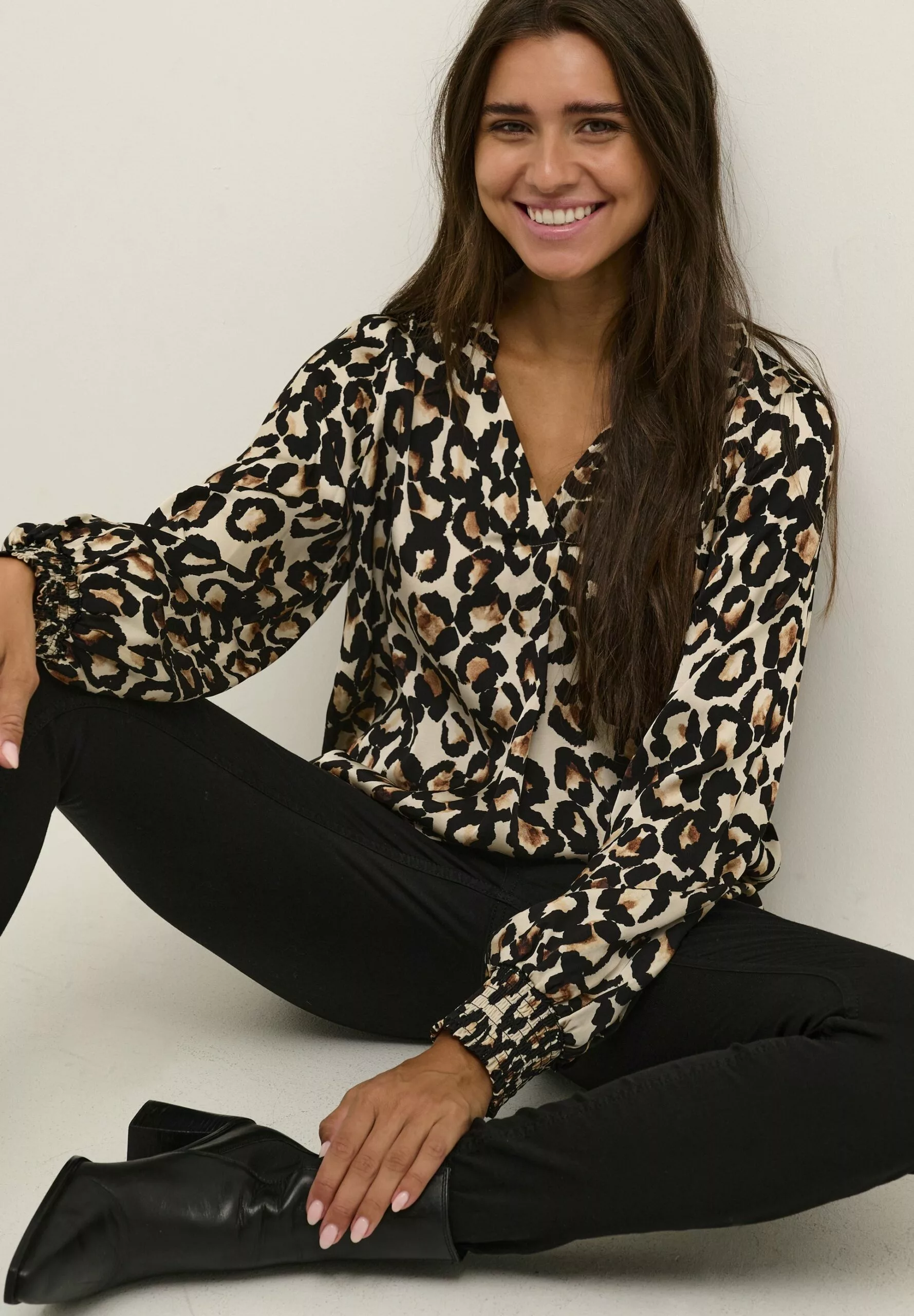 Culture Cuvinca- Blouse - Oyster Gray - Afbeelding 4