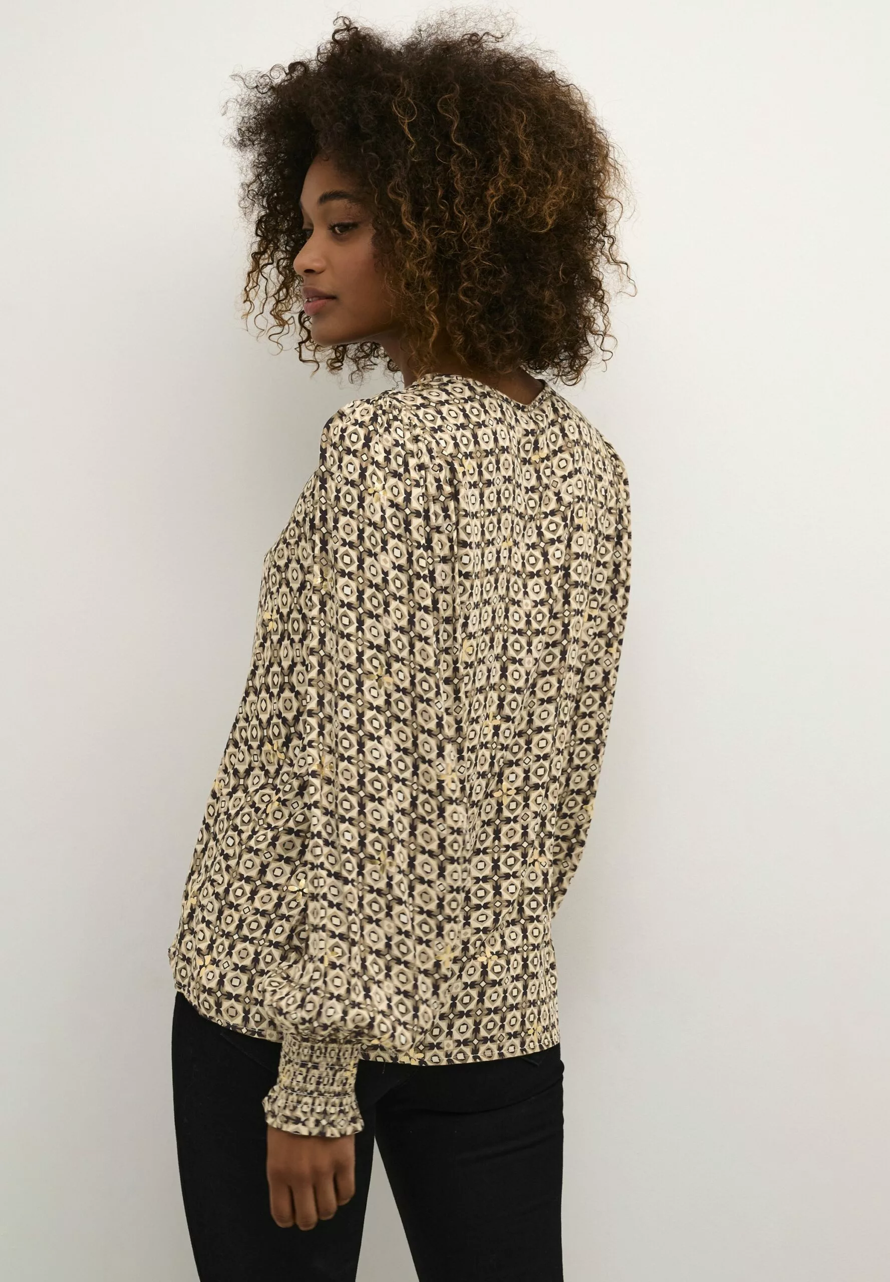 Culture Cutila - Blouse - Dune W Foil - Afbeelding 3