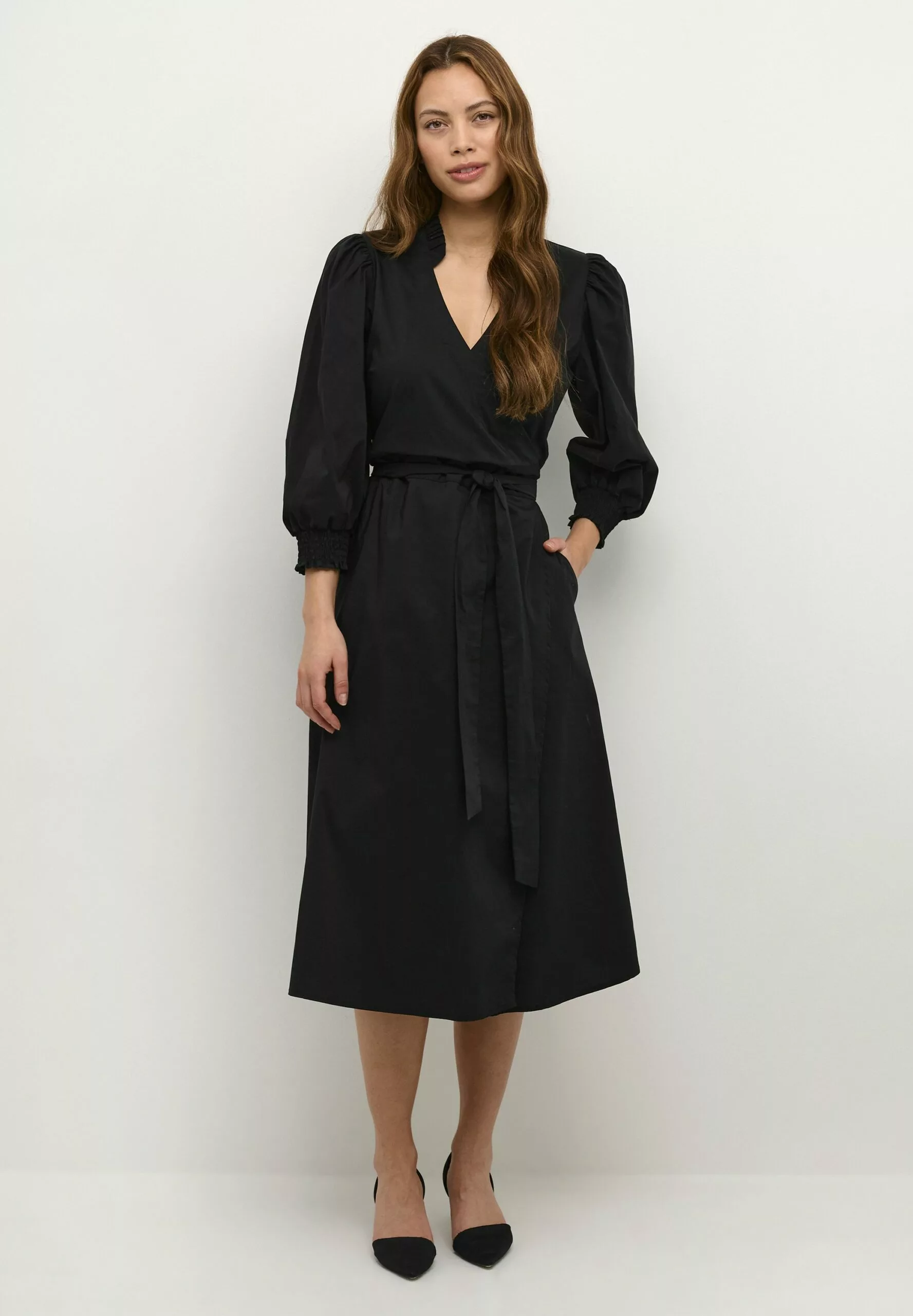 Culture Antoinett Wrap- Jurk - Black - Afbeelding 2